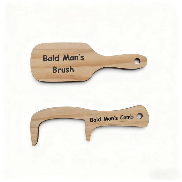 Bald Man Comb Crafts April Fool's Day Funny Gift Novelty