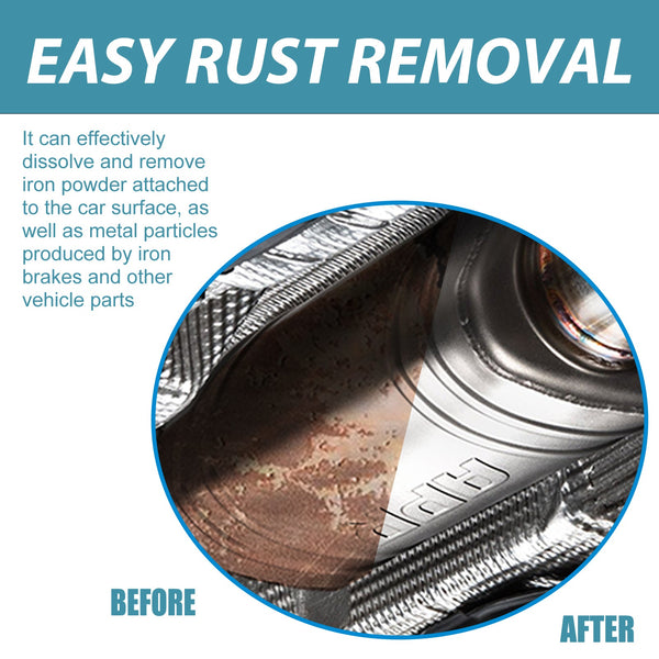 Iron Powder Remover Car Paint Tire Rust Cleaning Agent Decontamination Removal Renovation Cleaning Products