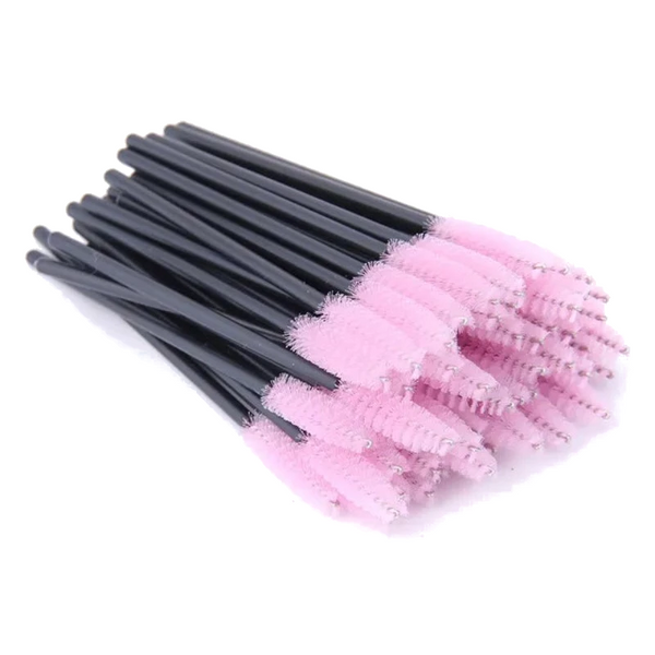 50 Pcs Eyelash Makeup Disposable Mascara Wands Applicator Spoolers Lashes Cosmetic Tools Brushes