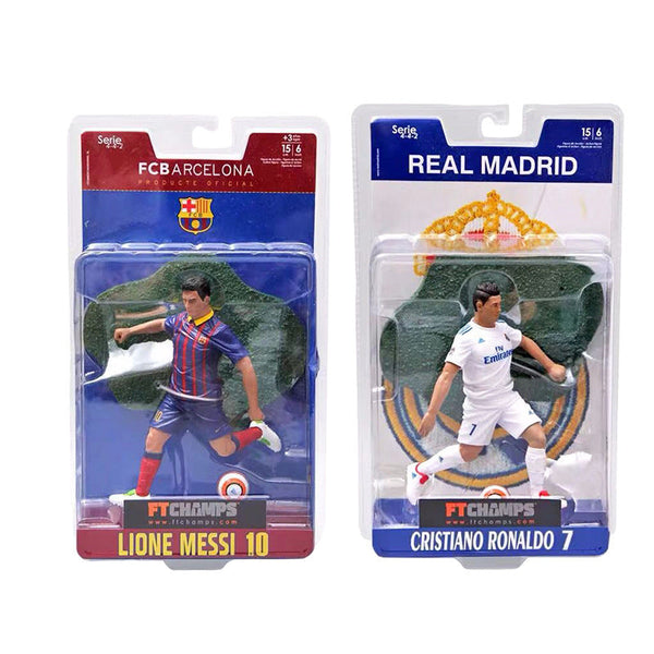 Sports Football Star Cristiano Ronaldo Lionel Messi Barcelona Real Madrid Fan Commemorative Figurine Sculptures & Figurines