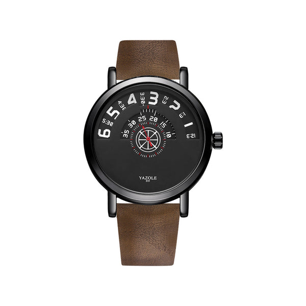 Fashion Rotary Non Mechanical Quartz Watch Men's Wristwatch Yazole Watches