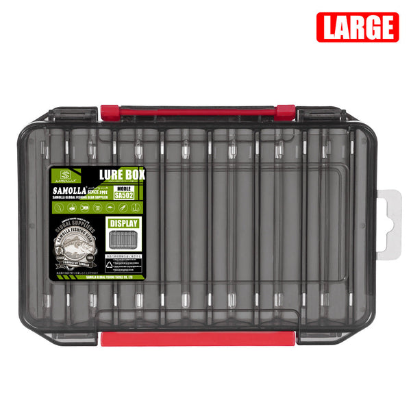 14 Compartment Fishing Tackle Box For Accessories Lures & Hooks Double Sided Organizer. Tackle Boxes & Bags