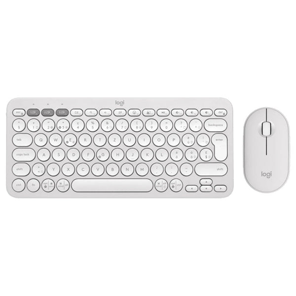 Logitech K380 Mini Bluetooth Wireless Keyboard Tablet Phone Pebble2+K390 Set Keyboards