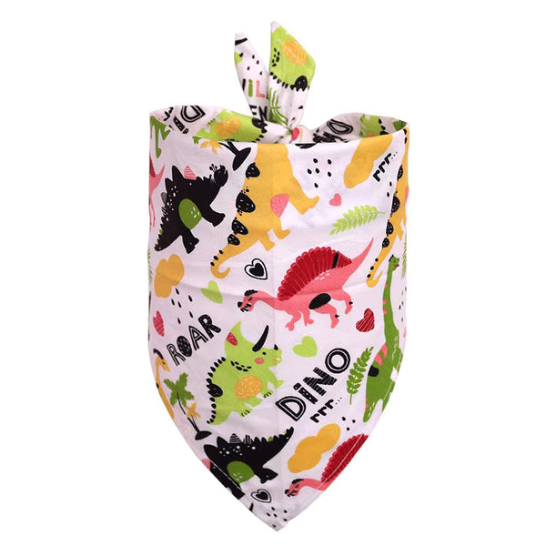Pet Accessories Summer Fruit Style Pure Cotton Drool Towel Triangle Scarf Dog Clothing & Shoes