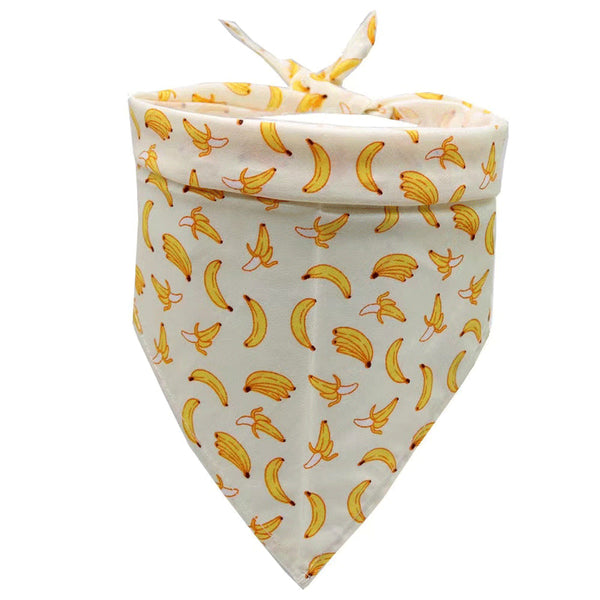 Pet Accessories Summer Fruit Style Pure Cotton Drool Towel Triangle Scarf Dog Clothing & Shoes