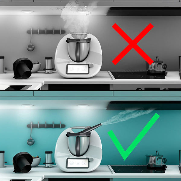 Steam Diverter For Thermomix Tm5/Tm6 . It's An Air Guided Anti Scald Relief Tool Exhaust Pipes. Pressure Cookers