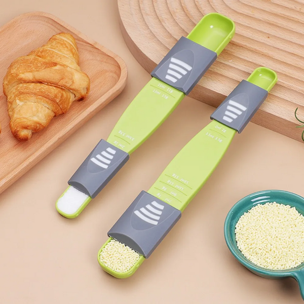 Kitchen Tools: Roasting Measuring Spoon With Scale Grams Household Salt Coffee Adjustable Measuring Cups Jugs & Spoons