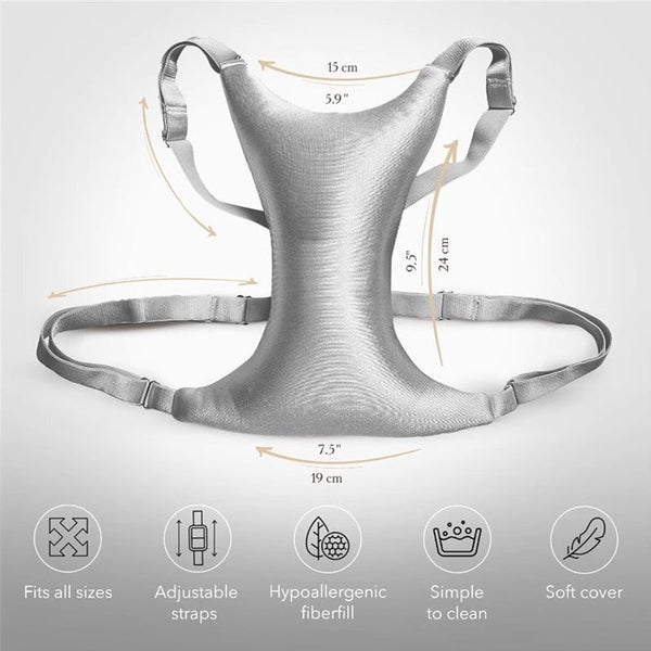 Anti Wrinkle Chest Support Pillow Washable Fade Proof Bra Care Pad For Side Sleepers Dcollet Line Prevention Pillows