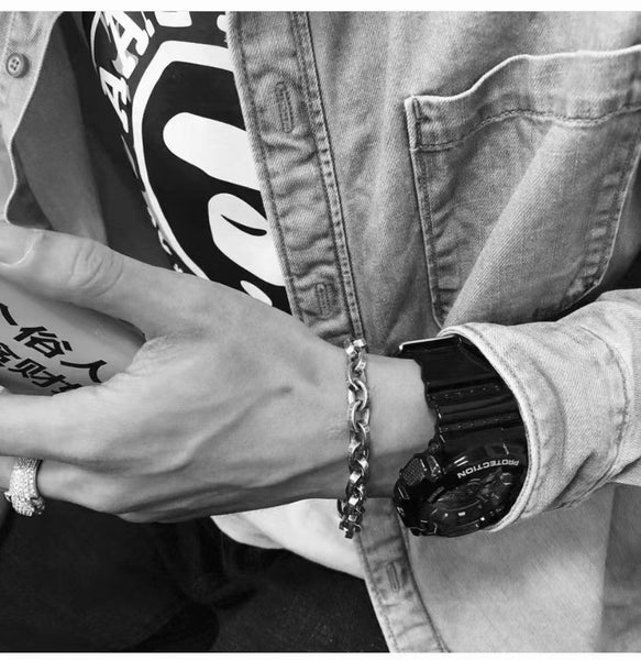 Retro Fine Letter Insert Dice Cross Flower Ball Collection Chain Jewelry Bracelet For Men And Women Bracelets