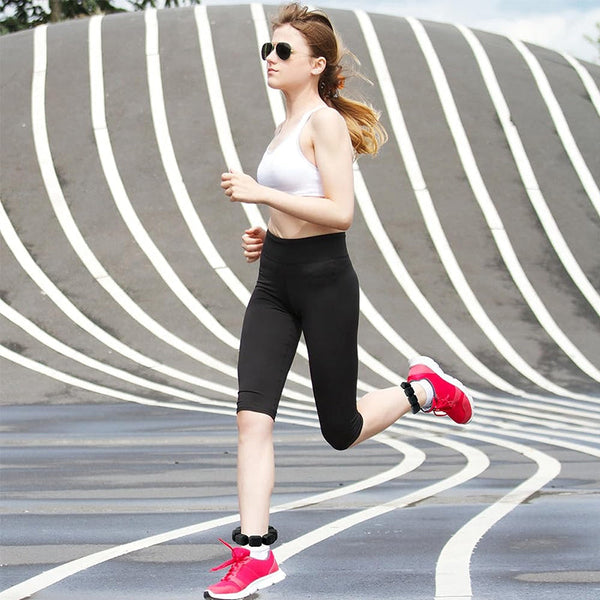Ankle Weights & Wrist 1Lb 2Lb 4Lb Options Adjustable Silicone Straps For Running Yoga Cardio Home Gym Wrist & Ankle Weights