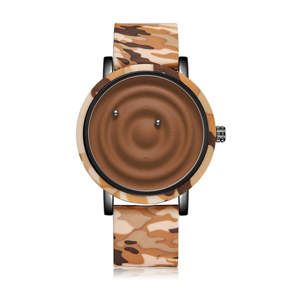 Fashion Silicone Watch Unisex Innovative Creative Trendy Floating Ball Watches