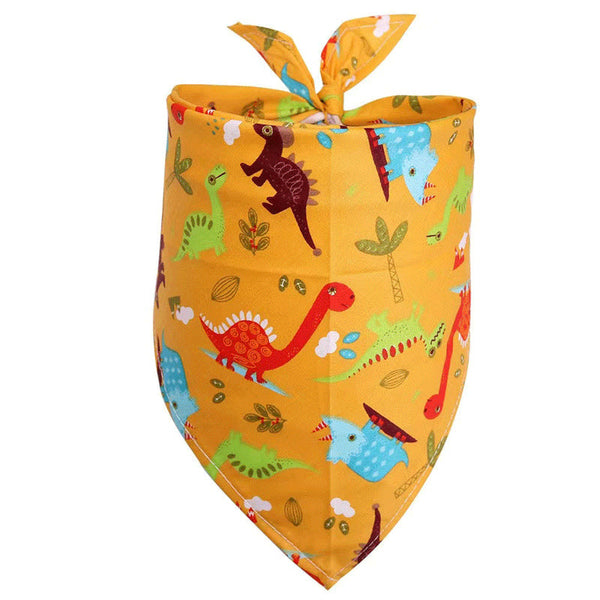 Pet Accessories Summer Fruit Style Pure Cotton Drool Towel Triangle Scarf Dog Clothing & Shoes