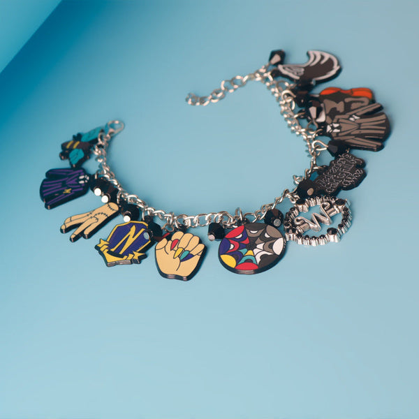 Wednesday Addams Family Alloy Combo Bracelet Bracelets