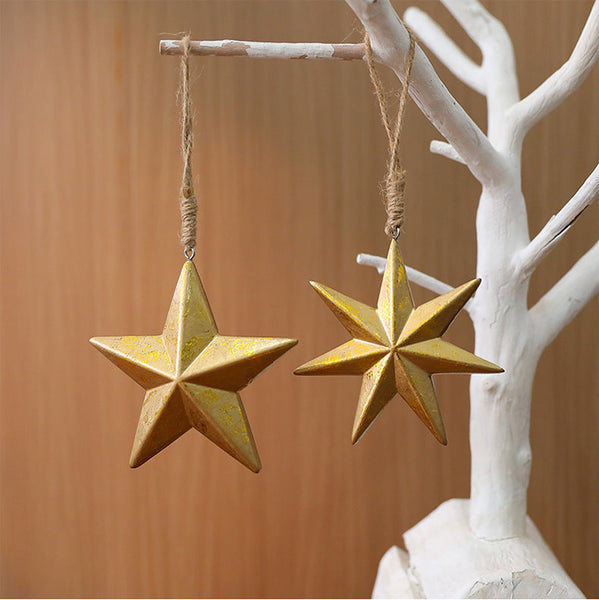 Christmas Acorn Star Tree Ornament Holiday Decoration Hanging Seasonal Decorations