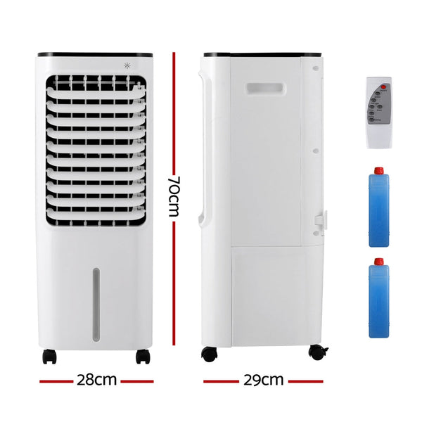 Devanti 12L Evaporative Air Cooler Conditioner Portable Air Conditioners