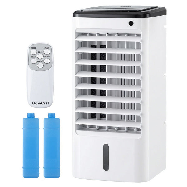 Devanti Evaporative Air Cooler Conditioner W/ Remote 4L Portable Air Conditioners