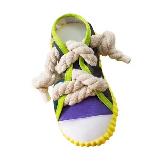Durable Dog Toy Slippers For Self Entertainment And Teeth Cleaning With Cotton Rope Pet Dogs Dog Toys
