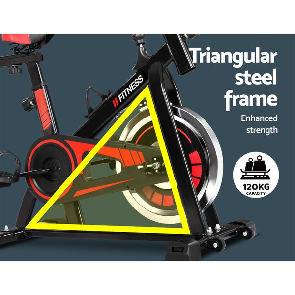 Everfit Spin Exercise Bike Cardio Equipment For Home Gym Fitness Exercise Bikes