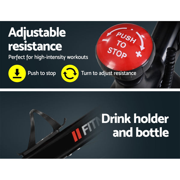 Everfit Spin Exercise Bike Cardio Equipment For Home Gym Fitness Exercise Bikes