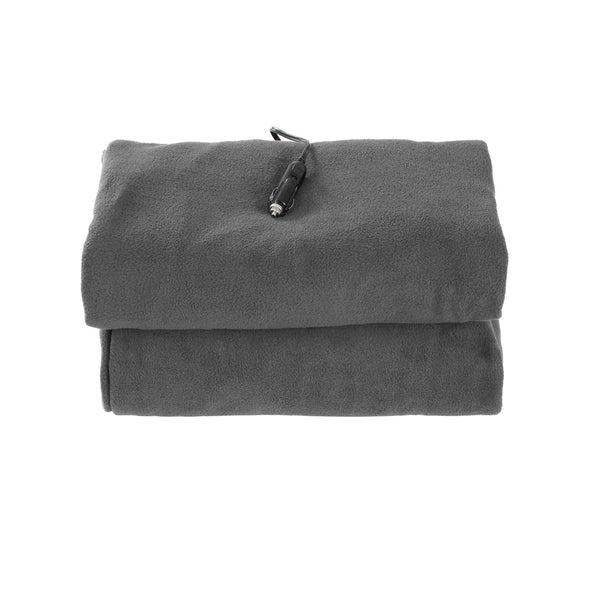 Giselle Electric Heated Blanket Car Throw Rug Grey Electric Blankets