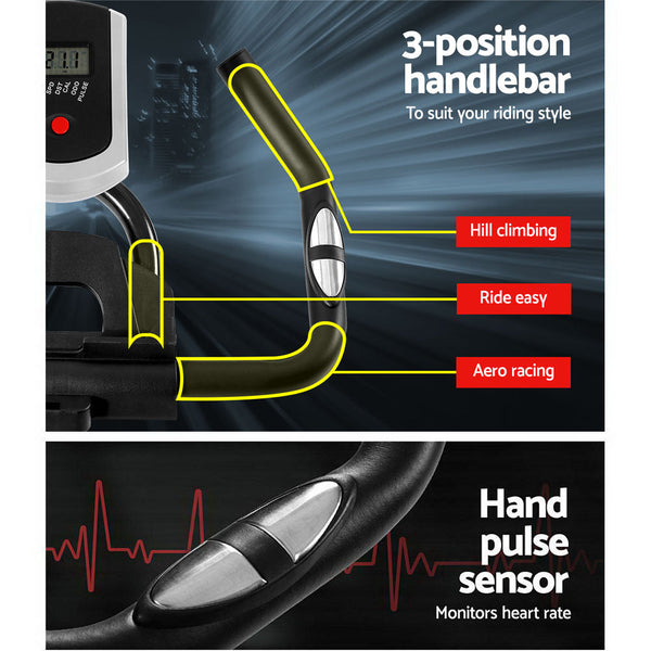 Everfit Spin Bike Exercise Flywheel Cycling Home Gym Fitness Indoor Cardio Exercise Bikes