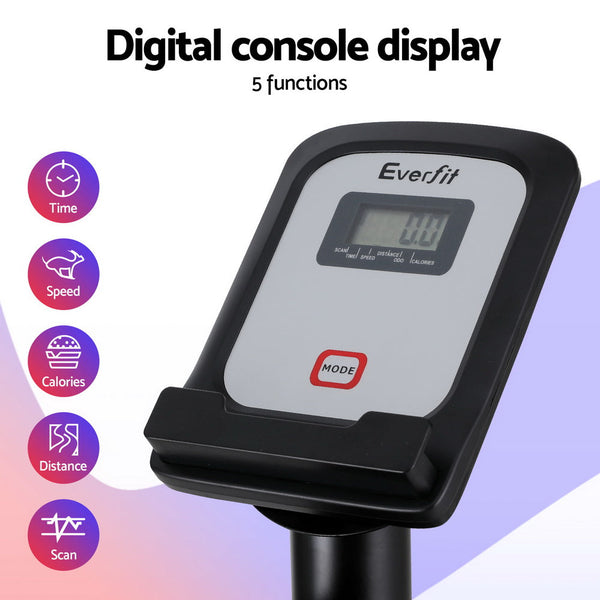 Everfit Under Desk Exercise Bike Magnetic Resistance Cardio Workouts 120Kg Capacity Exercise Bikes