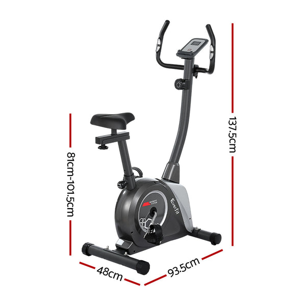 Everfit Magnetic Exercise Bike Upright Fitness Home Gym Cardio Exercise Bikes