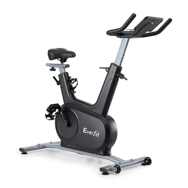 Everfit Exercise Bike Spin Electromagnetic Smart Home Fitness 24 Level Resistance 120Kg Bluetooth Exercise Bikes