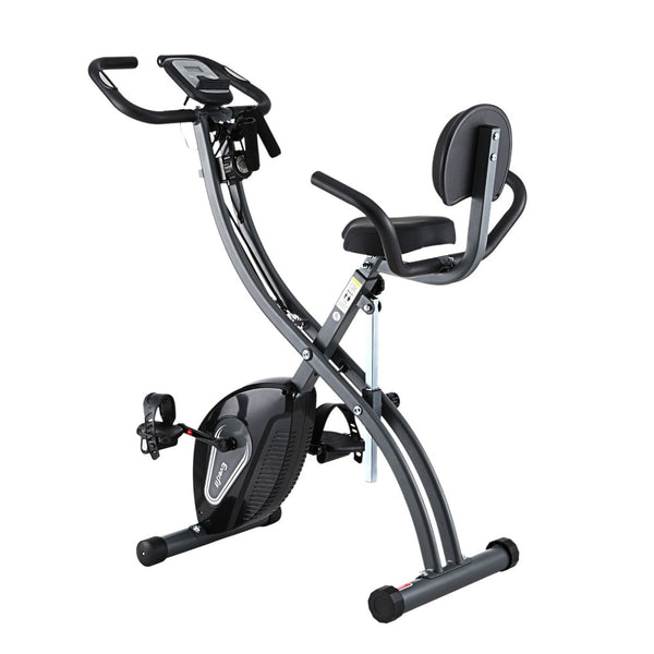 Everfit Folding Exercise Bike Magnetic X Aerobic Trainer Indoor Cycling Exercise Bikes