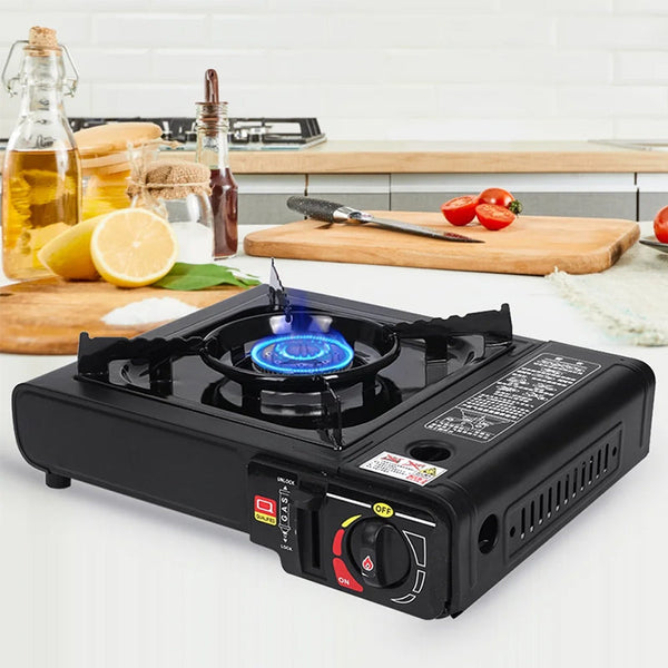 Single Burner Butane Camping Stove Windproof Adjustable Portable Camping Stoves