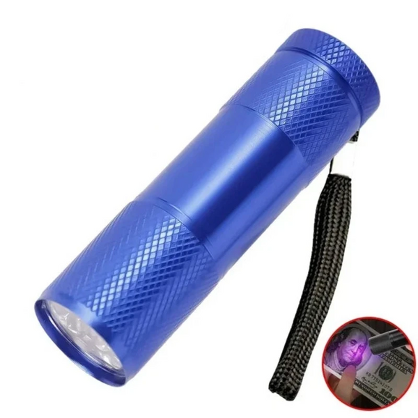Mini Black Light Flashlight Waterproof Uv Ultraviolet 9Led Detector For Pets Dog Urine Stains Flashlights