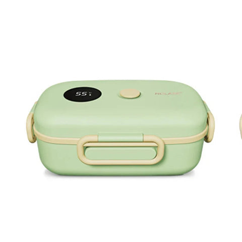 New Smart Lcd Temperature Digital Display Insulated Lunch Box Portable Electric Suitable For Outdoor Travel Lunchboxes & Bags