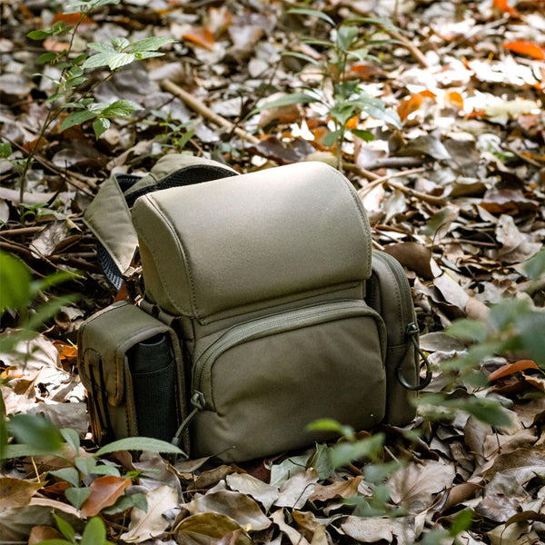 Nylon Binocular Chest Pack Foldable Multi Pocket For Outdoors & Hiking Telescope Mounts