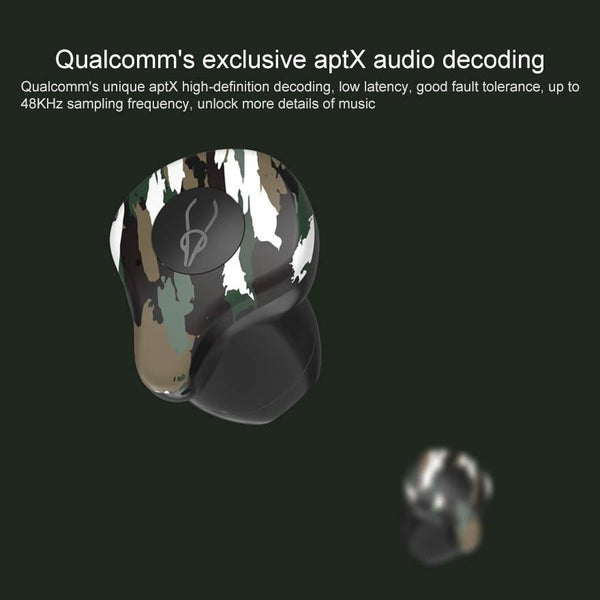 Waterproof Wireless Bluetooth Earphones With Charging Box X12 Ultra Sahara Camo Headsets