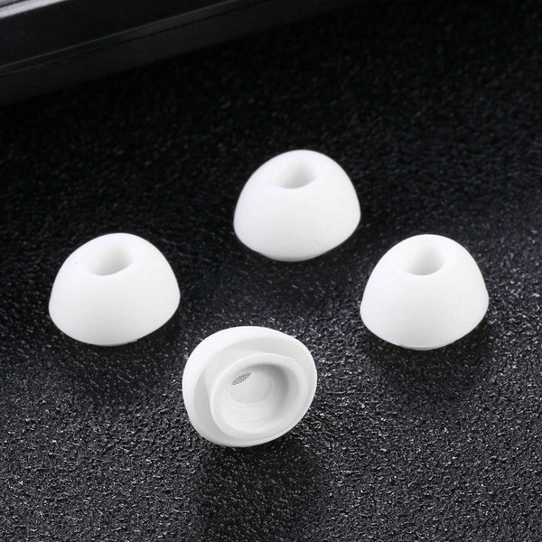 Soft Silicone Ear Caps For Airpods Two Pairs With Storage Net Comfortable Fit Accessory Headphone Accessories