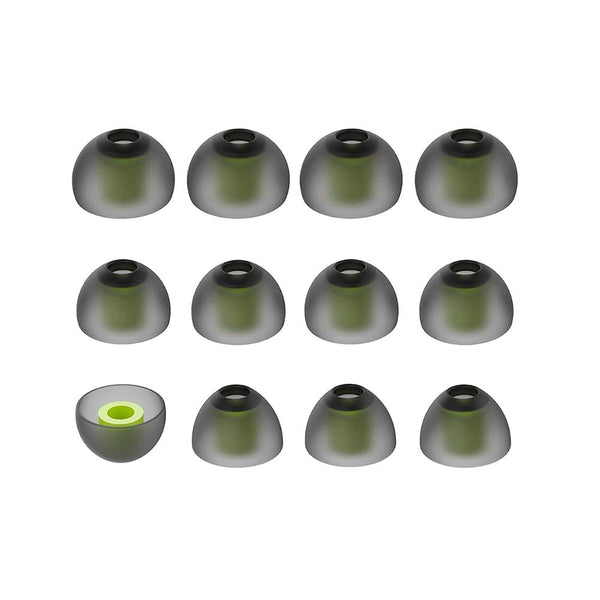 6 Pairs Silicone Ear Caps With Storage Box For 5 To 7 Millimetre Earphone Plugs Headphone Accessories