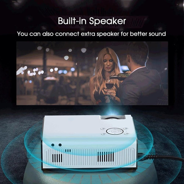 Home Theatre Projector With Android 9.0 80 Ansi Lumens Brightness Projectors