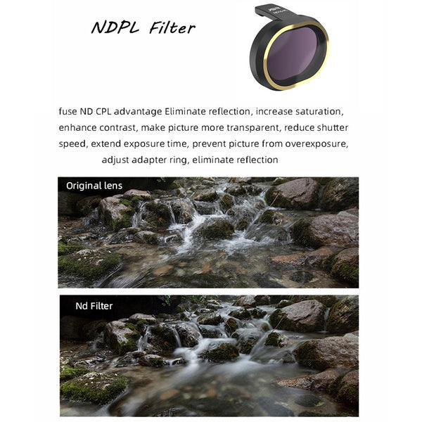 Nd64pl Lens Filter For Fimi X8 Mini Drone Durable And Protective Camera Filters