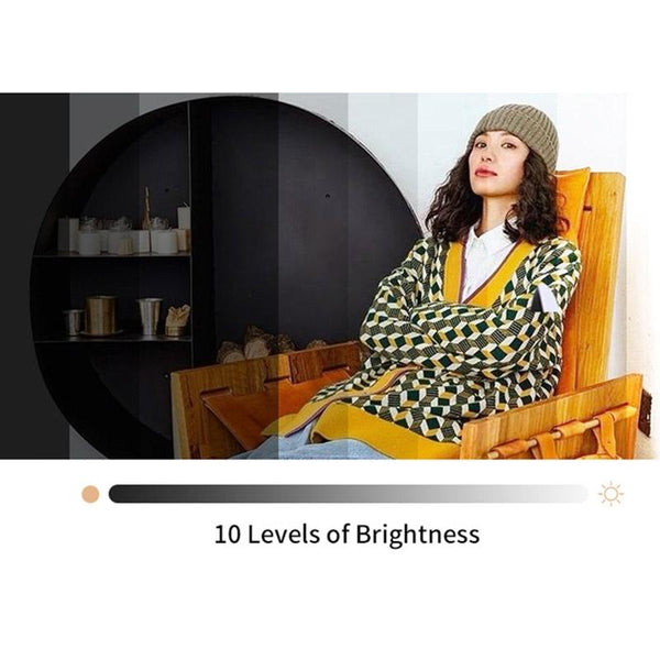 Usb Led Fill Light With Ten Brightness Levels And Colour Temperature Selfie Lights