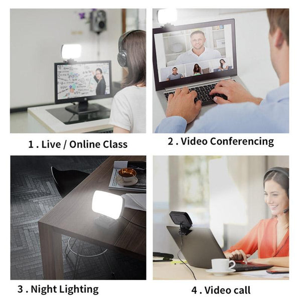 Usb Led Fill Light With Ten Brightness Levels And Colour Temperature Selfie Lights