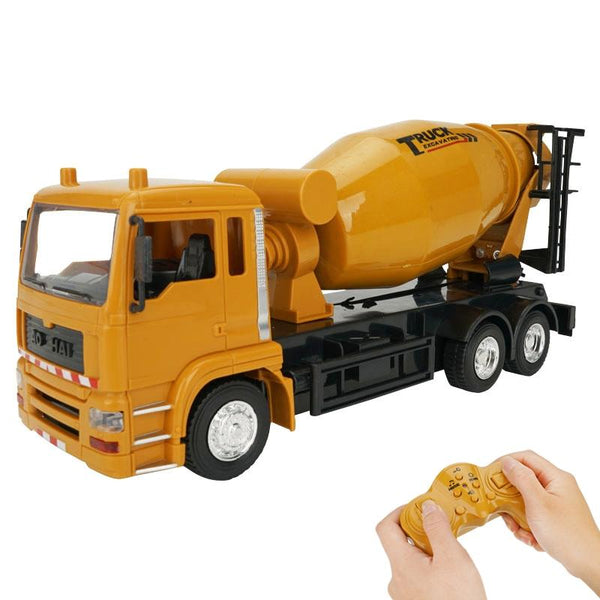 10 Channel Remote Control Mixer Truck 2.4G Simulated Engineering Vehicle Remote Controlled Toys