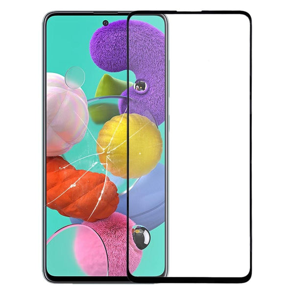 Samsung Galaxy A51 Front Screen Glass Lens With Oca Adhesive Replacement Mobile Phone Parts