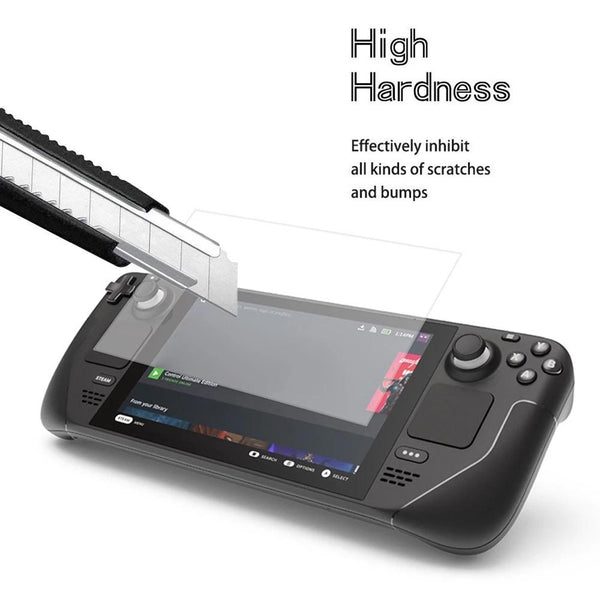 9H Tempered Glass Film For Steam Deck Console 0.26 Millimetres Other Video Game Accessories