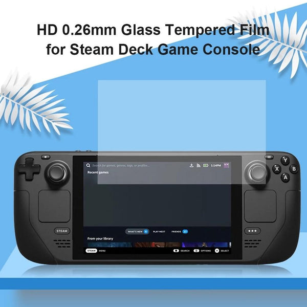 9H Tempered Glass Film For Steam Deck Console 0.26 Millimetres Other Video Game Accessories