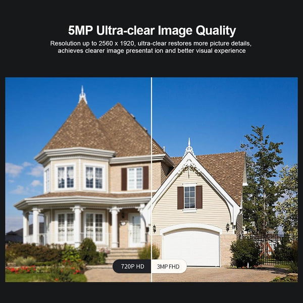 Waterproof Dome Camera With Sound And Light Alarm Three Megapixel Security Cameras