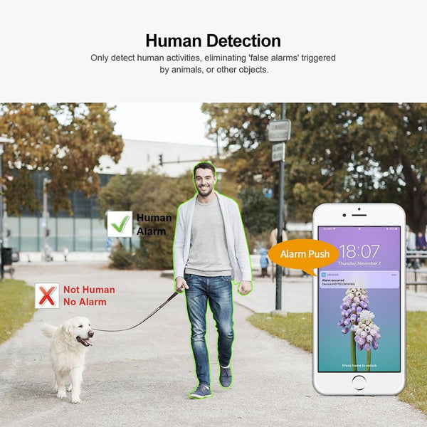 Waterproof Dome Camera With Sound And Light Alarm Three Megapixel Security Cameras