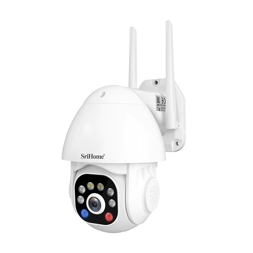 Waterproof Dome Camera With Sound And Light Alarm Three Megapixel Security Cameras