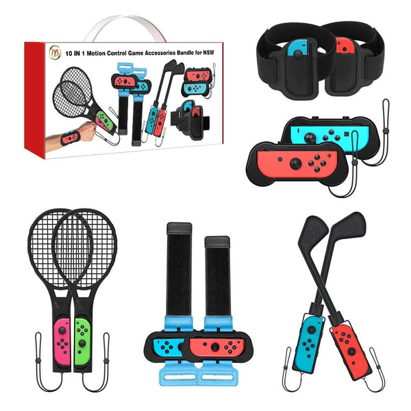 Ten Piece Sports Accessory Set For Nintendo Switch Video Game Accessories Other Video Game Accessories