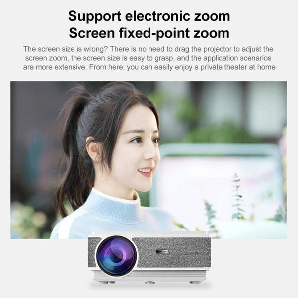 Smart Led Projector 120 Ansi Lumens 1280X720p Basic Version For Clear Viewing Projectors