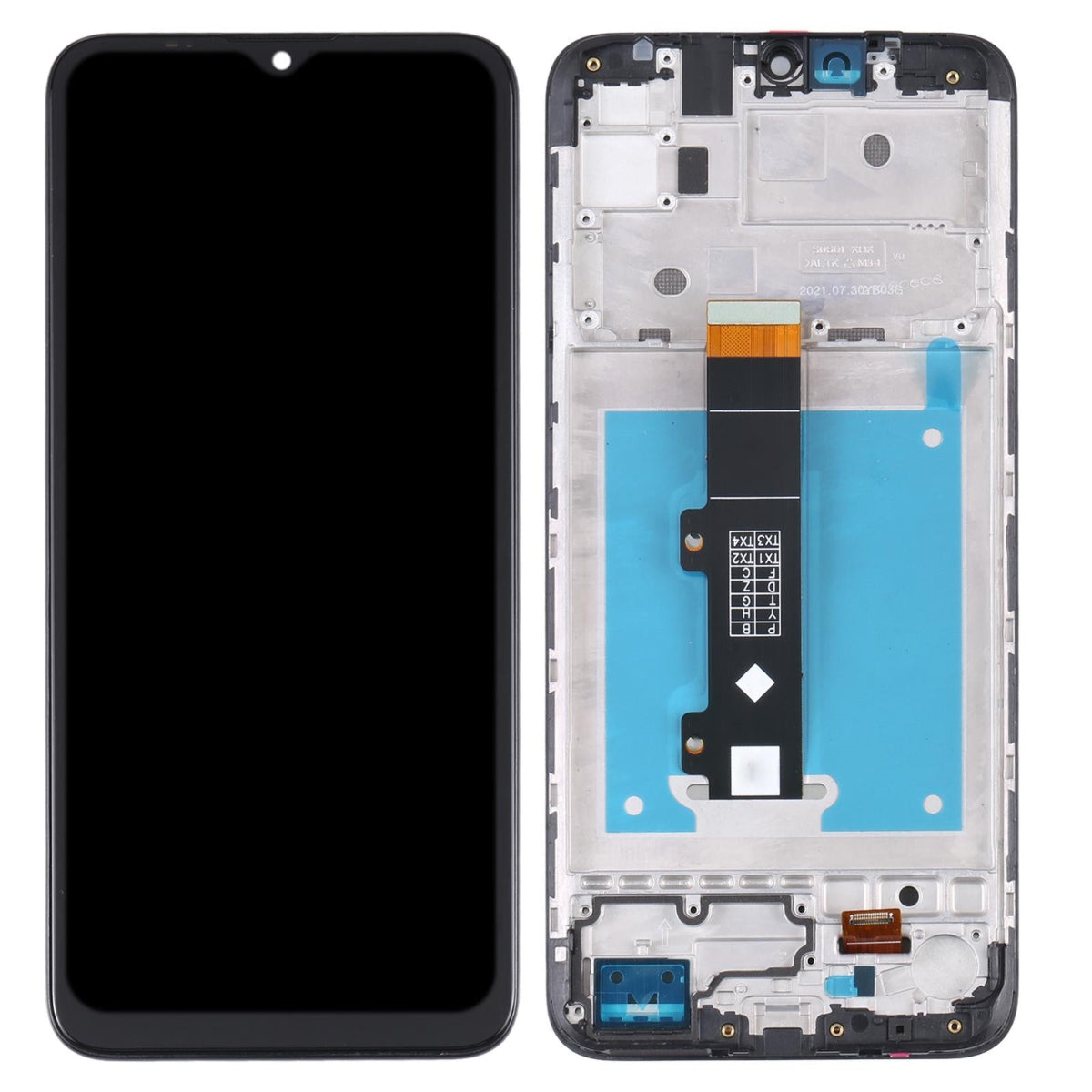 For Motorola E20 Lcd Screen With Frame Full Assembly Easy Replacemen Mobile Phone Parts